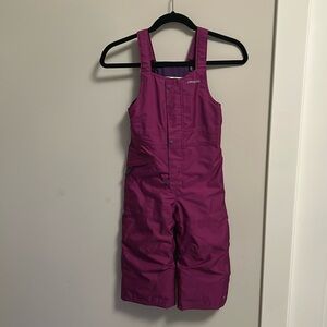 Patagonia Baby Snow Pile Bibs, size 4T